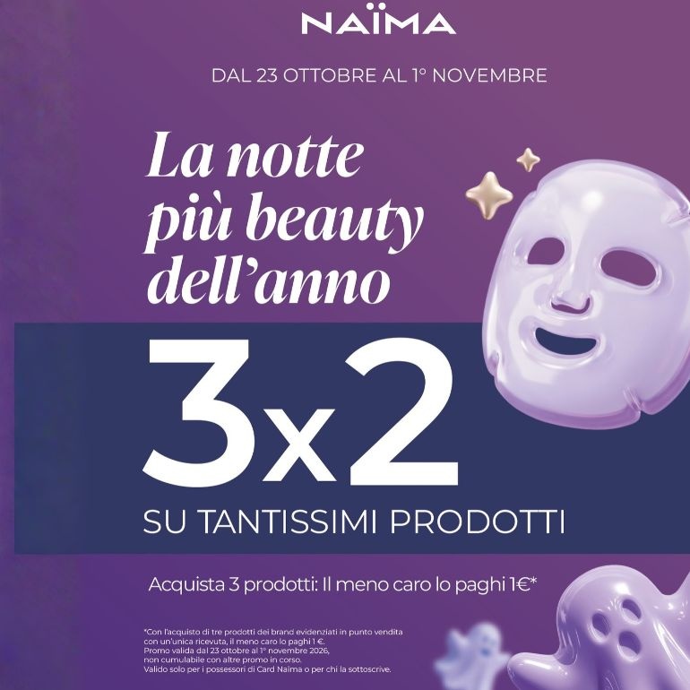 La notte più beauty dell’anno vi aspetta da Naïma Allscent!